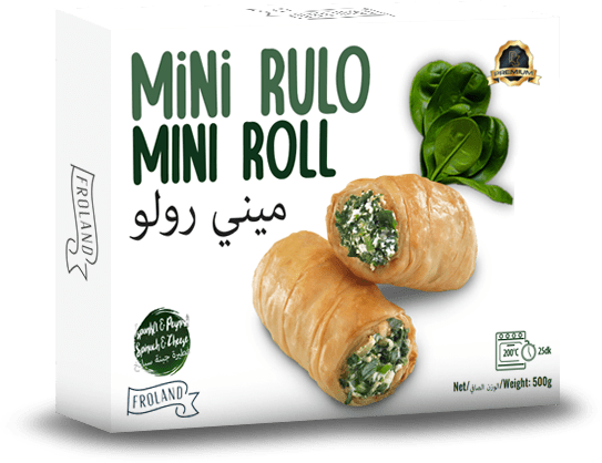 Picture of MINI ROLL PASTRY WITH SPINACH AND CHEESE